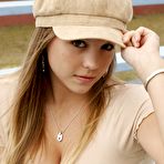 Pic of Dawson Miller - Even when enjoying a walk, Dawson Miller never misses a chance to caress her boobs.
