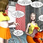 Pic of Sex adventures of teen cheerleader - 3D comics anime about busty cartoon schoolgirl masturbating in a shower and her first sex experience