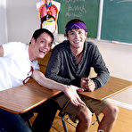 Pic of During study period Ashton Rush and Caleb Coniam are bickering amongst themselves instead of doing their work free pics of gay twinks at Teach Twinks
