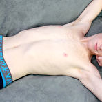 Pic of Cute Redhead Alan Parish lays back for a sexy interview with the director and a hot jackoff sesh pictures of hot gay twinks at Boy Crush!