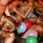 Pic of Hardcore Partying - Hot girls being fucked for all guys in a group sex party