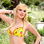 Pic of Hayden Hawkens heating up naked by the pool