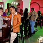 Pic of Sex Previews - Henessy sexy brunette picks up two guys in a bar and gets double fucked