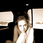 Pic of PinkFineArt | Brunette in SUV 2 from Michelle7