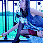 Pic of PinkFineArt | Dolores Outside Tease from Lacy Nylons