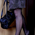 Pic of PinkFineArt | May Strips Office Attire from Lacy Nylons