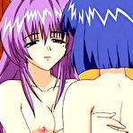 Pic of *Bondanime.com*-->> Two horny hentai girls touching pussy each other
