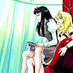 Pic of *Bondanime.com*-->> Two sexy hentai girls having hard sex with a knife