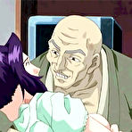 Pic of Slutty hentai lady hot jerked a wet stiff cock on sofa