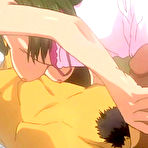 Pic of *Bondanime.com*-->> Hentai babe with busty boobs riding a hard dick