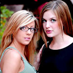 Pic of Beautiful young lesbian babes fisting tight shaven teen pussy