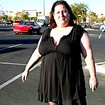 Pic of Fat gigantic Sassy plumper brunette taking off her big dress