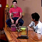 Pic of Alejandro, Ewin and Florian get down for some three-way action that ends with one massive flood of cum gay gang bangs orgy group sex