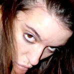 Pic of Cocksucking brunette babe blows on boyfriend's boner