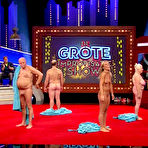Pic of Nathalie Visser fully nude in De Grote Improvisatieshow