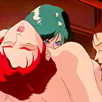 Pic of Three sexy hentai lesbians get pussy licked action
