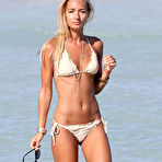 Pic of Petra Benova caught in bikini on the beach