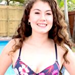 Pic of PinkFineArt | Febe Marie Poolside Tease from NaughtyMag
