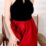 Pic of Sarah Bella in a Red Skirt
