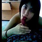 Pic of Beauty asian teen gives a great blowjob at HomeMoviesTube.com