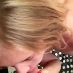 Pic of Blonde amateur teen sucks him off at HomeMoviesTube.com