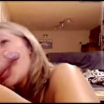 Pic of Cock hungry blonde sucks dick for facial at HomeMoviesTube.com