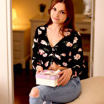 Pic of Monika May Takes off her Jeans