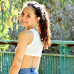 Pic of Liz Jordan in the Backyard
