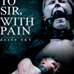 Pic of SexPreviews - Alice in Dallas petite blonde in leather is ass toyed and bound in kinky bdsm dungeon