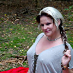 Pic of Sexy girl naked in the woods.