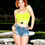 Pic of Keely Rose in Denim Shorts