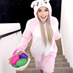 Pic of Haley Spades Easter bunny gets her tight pussy creamed