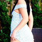 Pic of Natana Brooke Toying in the Backyard