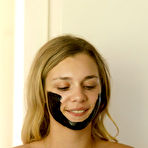 Pic of Gabbie Carter with a Face Mask