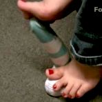 Pic of footsees Barefoot footjob practice