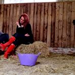 Pic of Miss Nica Nordic Fetishclips | Head pressed into the piss