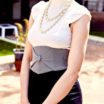 Pic of Amber Moore worships that colossal black shaft of her new boss