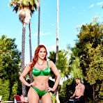 Pic of Maitland Ward invites the gardener inside to get her pussy plowed