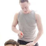Pic of Naked teen girl Latoya A getting banged by her masseur after massage