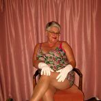 Pic of Old amateur Girdle Goddess strips completely naked in a confident manner