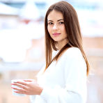 Pic of Hilary C Takes off her White Sweater