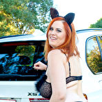 Pic of MybOObsParadise - Alexsis Faye as CatWoman in Car