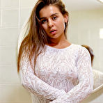 Pic of Vita in a White Lace Bodysuit